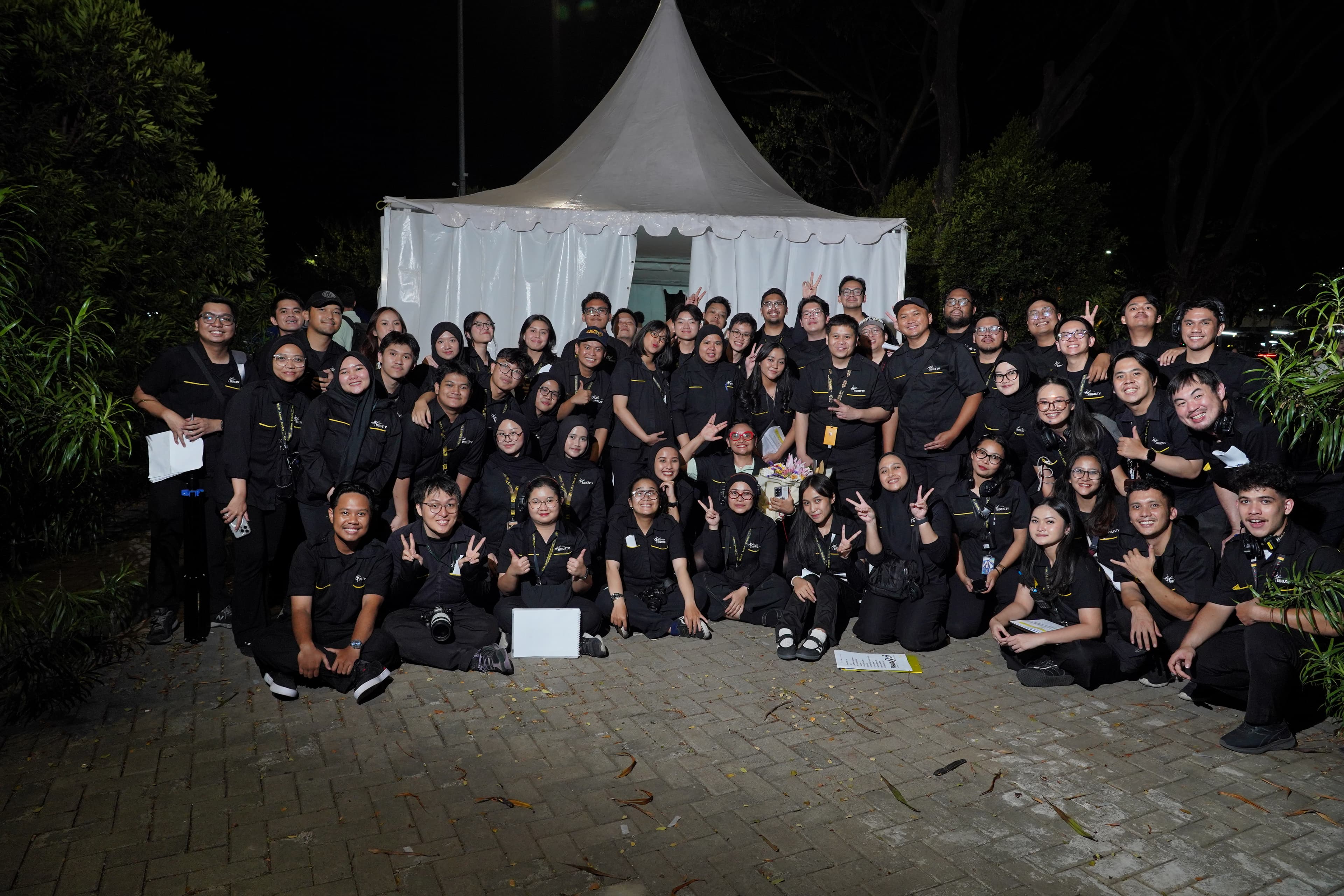 BINUS TV Club — Technical Crew WeFest — BINUSIAN Inauguration B2030 documentation 1
